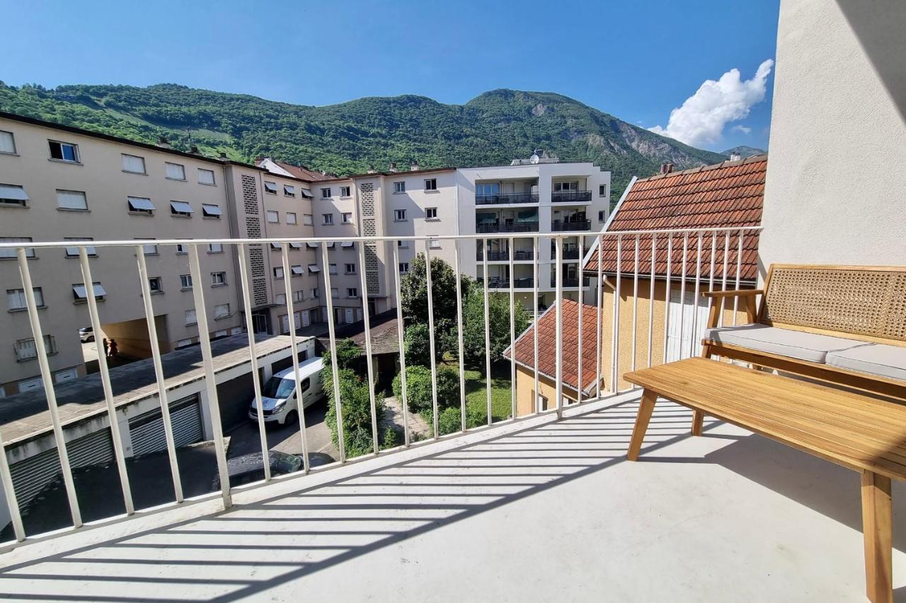 #Dd L'Ecrin Studio Ile Verte Balcony Grenoble Luaran gambar
